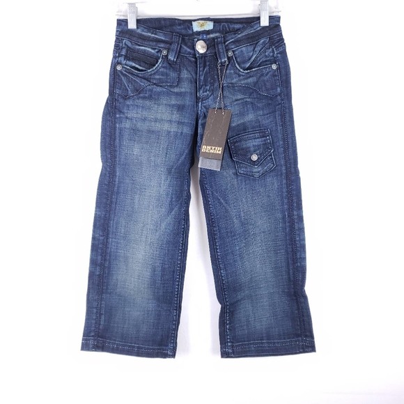 Antik Denim Denim - NWT Antik Wide Leg Medium Wash Capri Size 24